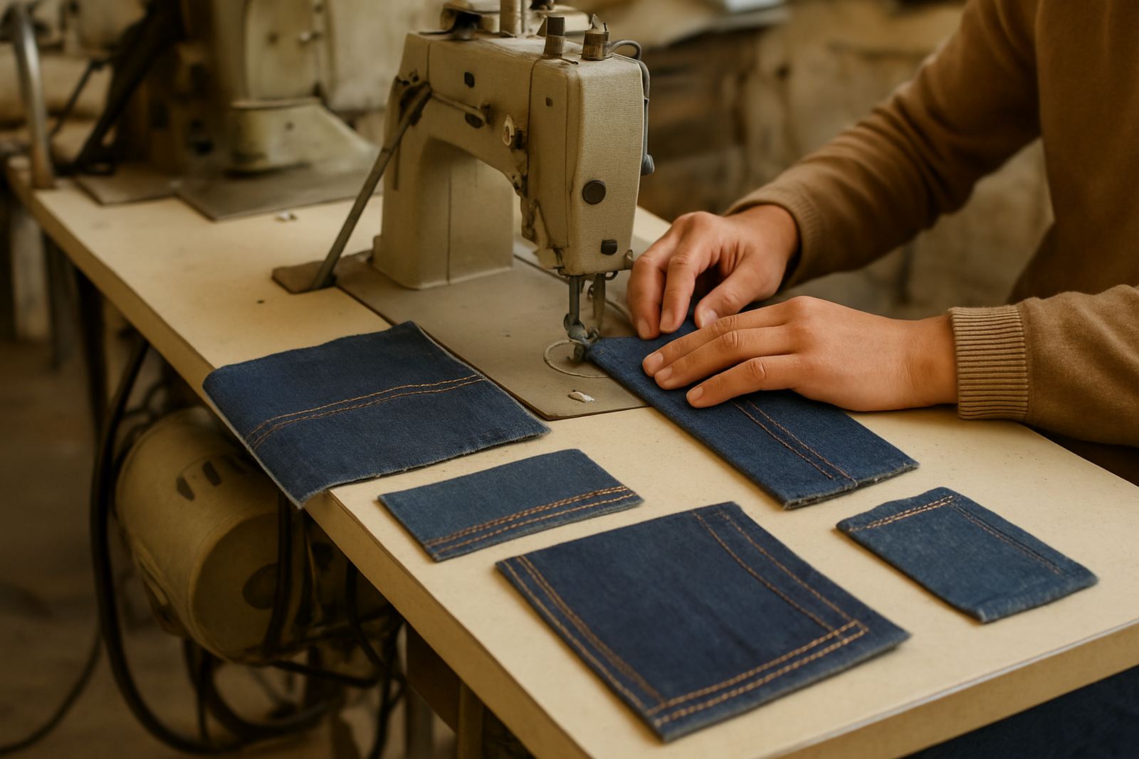 Machine For Denim