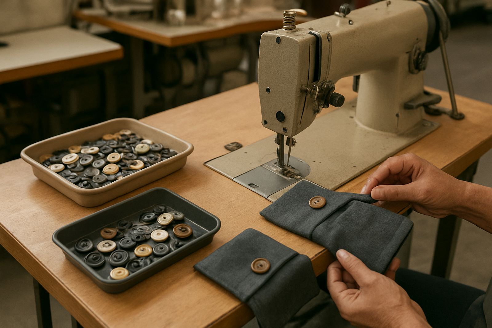 Button Sew Machine